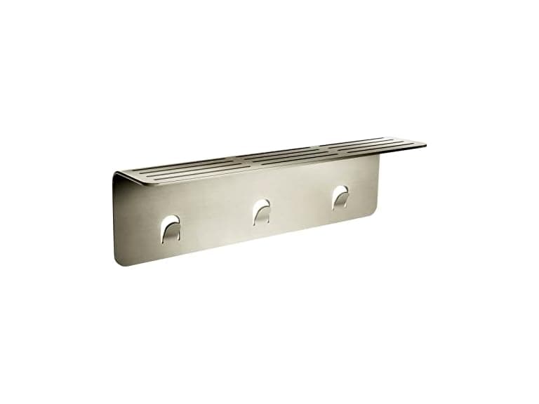 Nebia XL Aluminum Shower Shelf, Brushed Nickel - Image 1