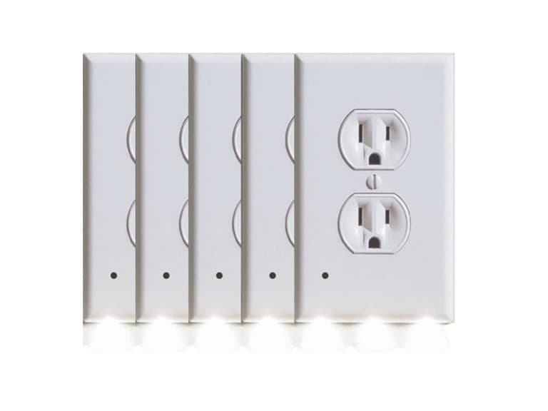 5-Pack Outlet Cover with Built-In LED Light - Image 1