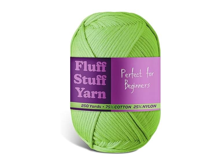 Soft Yarn for Crocheting Green Yarn - Image 1