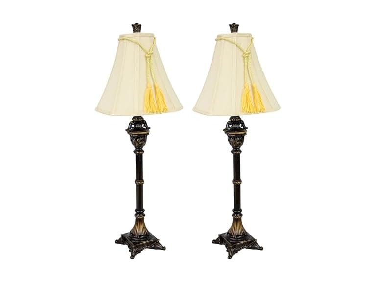 Home Grandeur Resin 2pk Lamp - Image 1