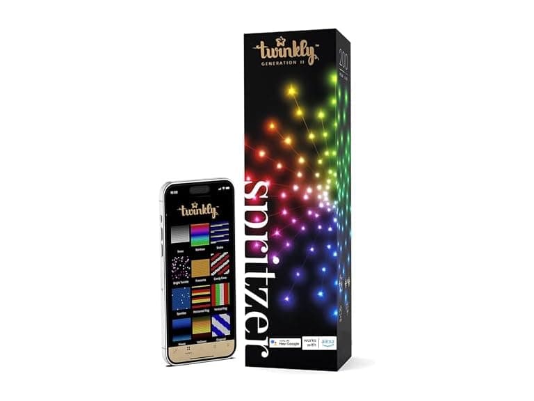 Twinkly Spritzer TWB200STP-WUS App-Controlled LED Lights - Image 1