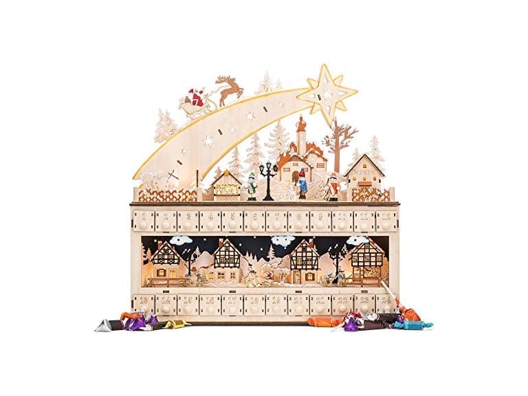Best Choice Products Wooden Christm - Image 1