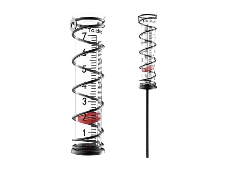Toiclebor RM-BS7-001 Rain Gauge Outdoor Dual-scale - Image 1