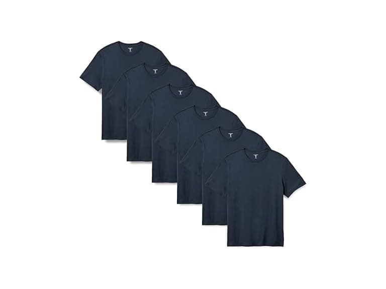 Amazon Essentials Mens Crew Tee 6Pk - Image 1