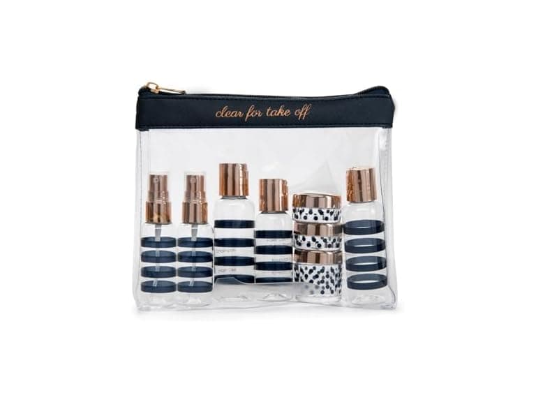 MIAMICA Bottle Set - Navy/Gold, 12 Piece - Image 1