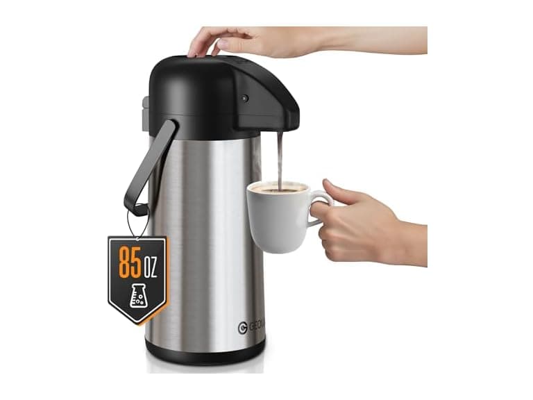 Airpot Coffee Carafe with Pump 85oz - Image 1