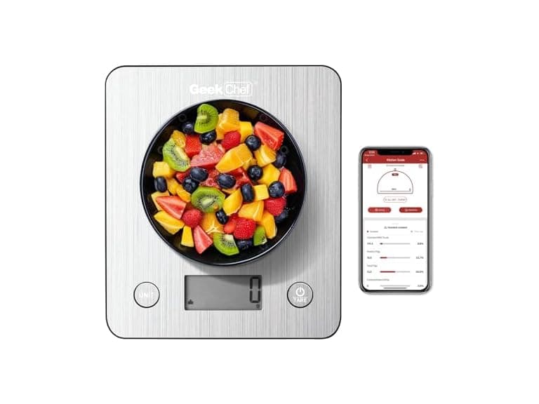 Geek Chef Food Scale,Smart Food Nutrition Scale - Image 1