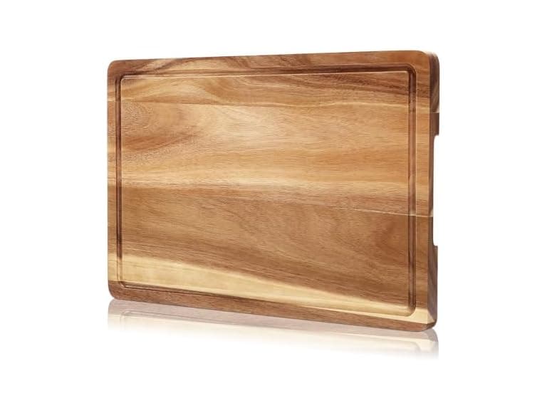 GarveeHome 18 in x 12 in Acacia Wood Cutting Board - Image 1