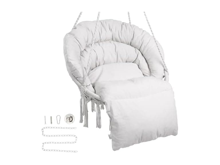 Hanging Hammock Swing Chair, 330 Lbs Capacity - Image 1