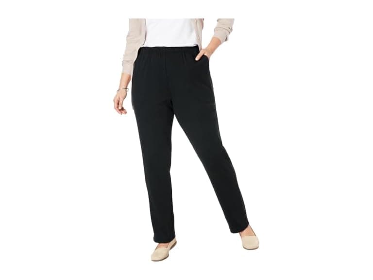 Woman Within Women (M) 7-day Straight-leg Pant - Image 1