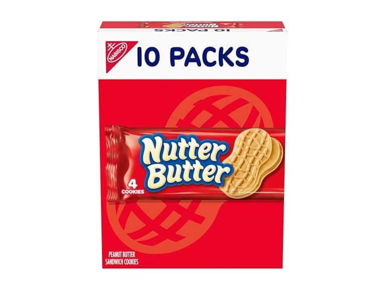Nutter Butter Sandwich Cookies, 10pk - Image 1