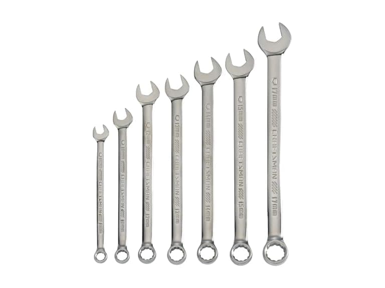 CRAFTSMAN CMMT87011 Metric Long-Panel Wrench Set 7pc