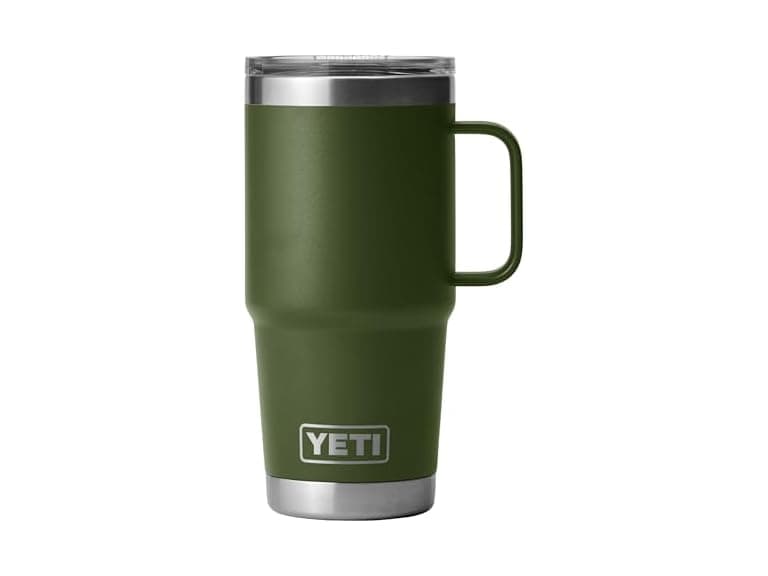 YETI Rambler 20oz Travel Mug, Highlands Olive - Image 1