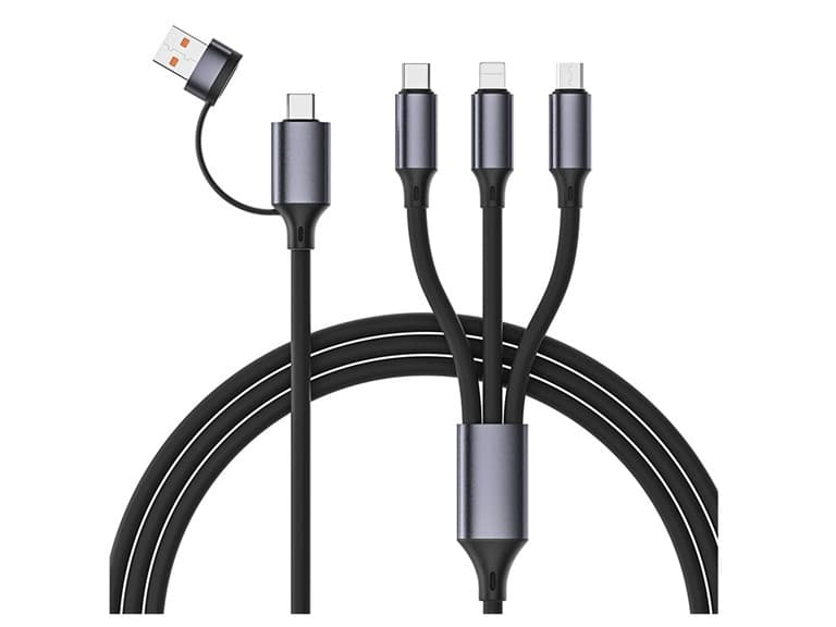 3P Experts Bold Dual 4-n-1 Charging Cable - Image 1