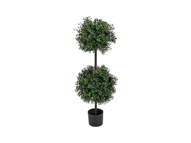 National Tree Company 46" Artificial Boxwood Topiary Tree - Image 1