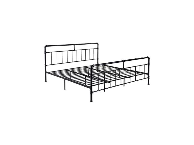 Christopher Knight Sally King Iron Bed, Black - Image 1