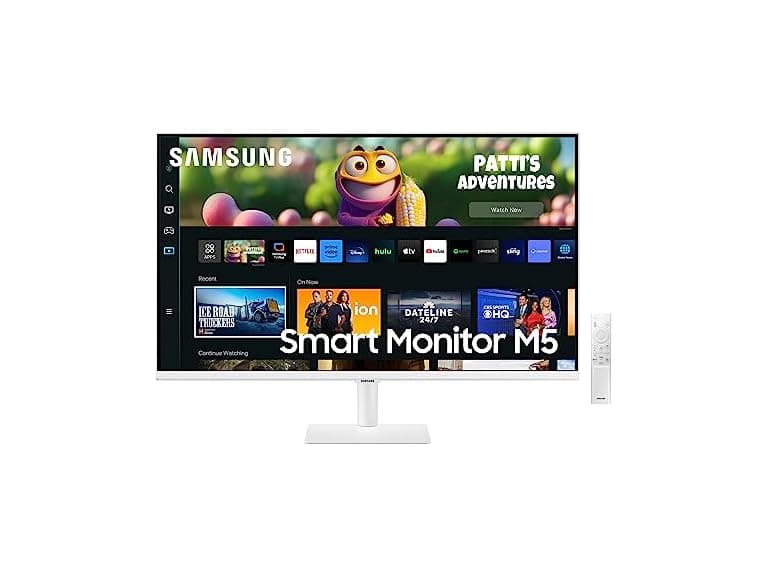 Samsung 32" M50C FHD Smart Monitor | White - Image 1