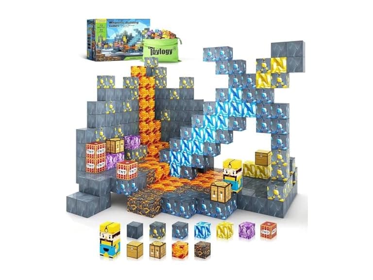 Toytogy Magnetic Blocks Mine World 3+ - Image 1