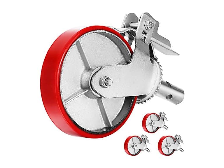 Scaffolding Wheels Set, Heavy Duty 4-Pack 8\" - Image 1