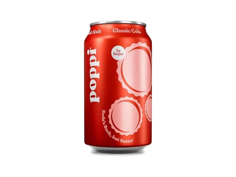 Poppi Prebiotic Soda, Classic Cola, 12 oz - Image 1