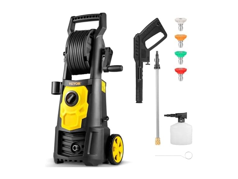 VEVOR Electric Pressure Washer, 2000 PSI 1.65GPM - Image 1