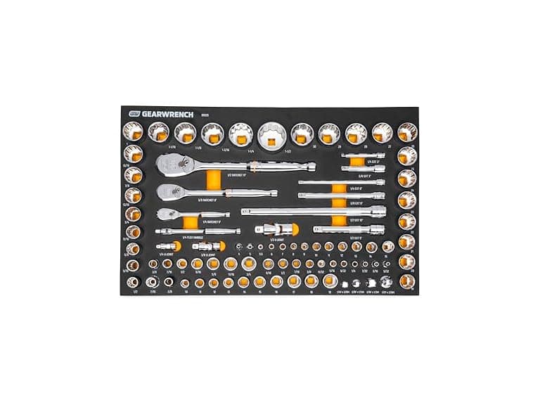 GEARWRENCH 86529 83pc 1/4, 3/8, 1/2 90T SAE/Metric Set - Image 1