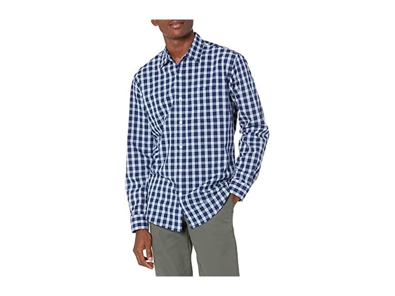 Amazon Essentials Mens LS Casual Poplin Shirt - Image 1