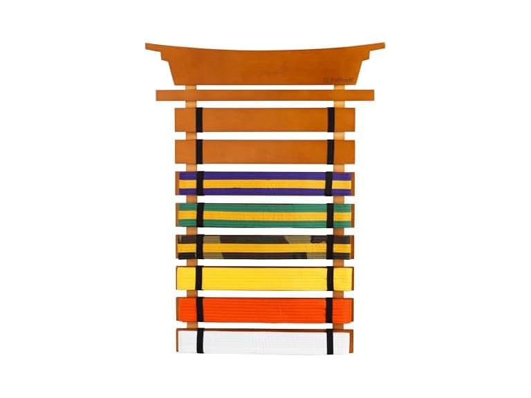 KidKraft Martial Arts Wooden Belt Holder - Image 1