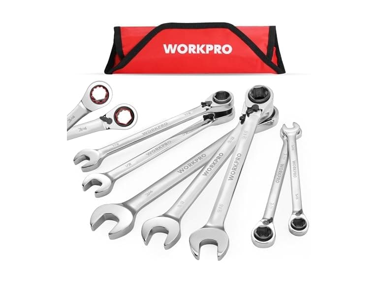 WORKPRO 7pc Reversible Ratchet Set - Image 1