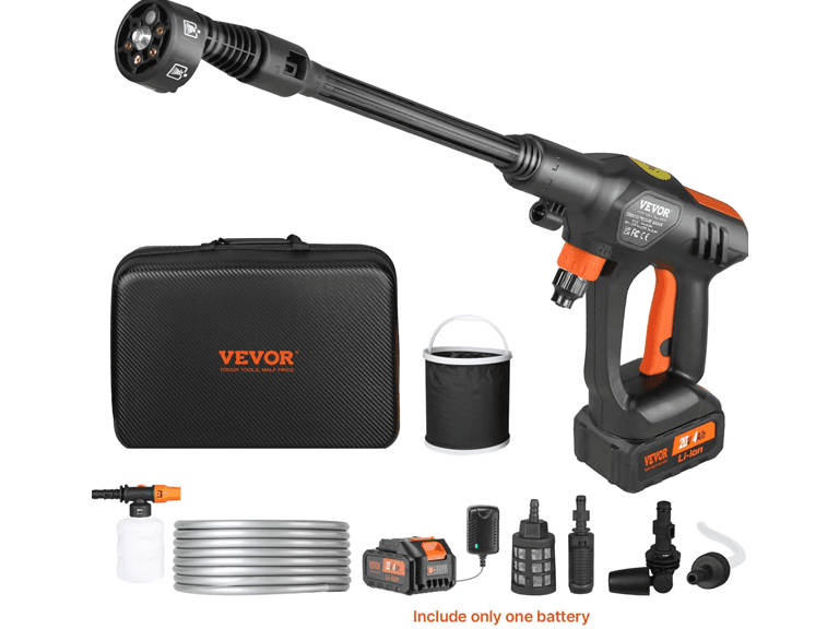 VEVOR Cordless Pressure Washer, 652-PSI 1.1 GPM - Image 1