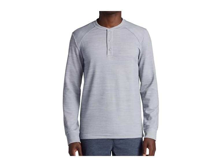 Gaiam Mens Cozy & Cool Henley Shirt - Image 1
