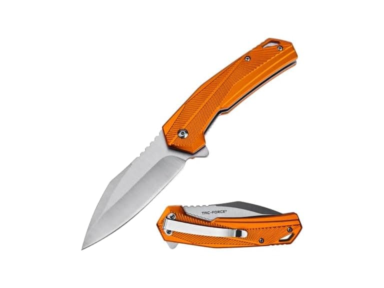 Tac-Force Folding Knife 8.3" Orange - Image 1