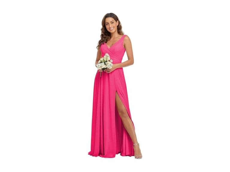 Rjer Women (16) Chiffon Bridesmaid Dresses Hot - Image 1