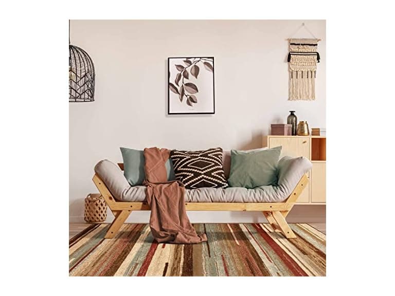 Superior Contemporary Stripes Abstract Lines Indoor Rug - Image 1