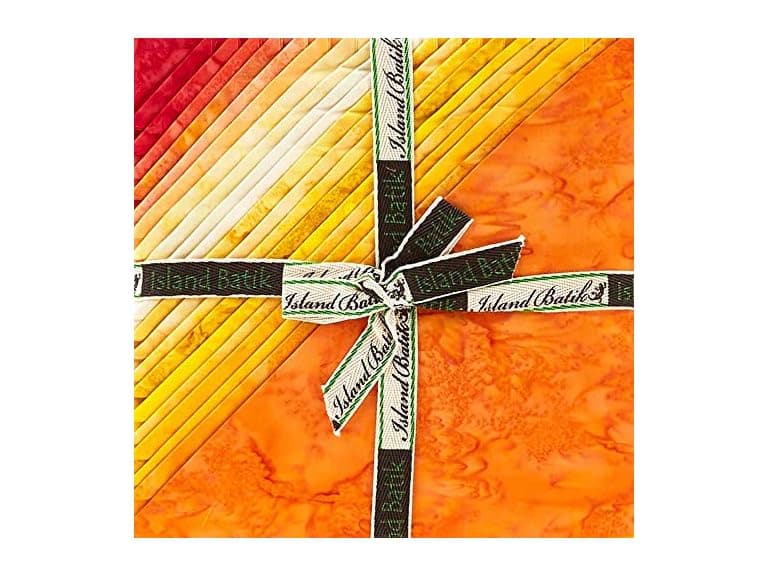 Fabrics Foundations Opulent Orange Batiks Stack - Image 1