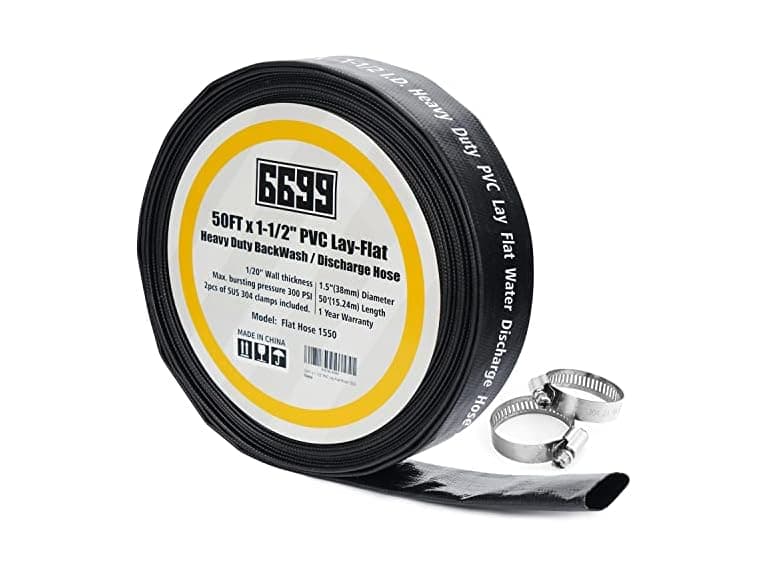 6699 Discharge Hose 1-1/2" 50ft Pump