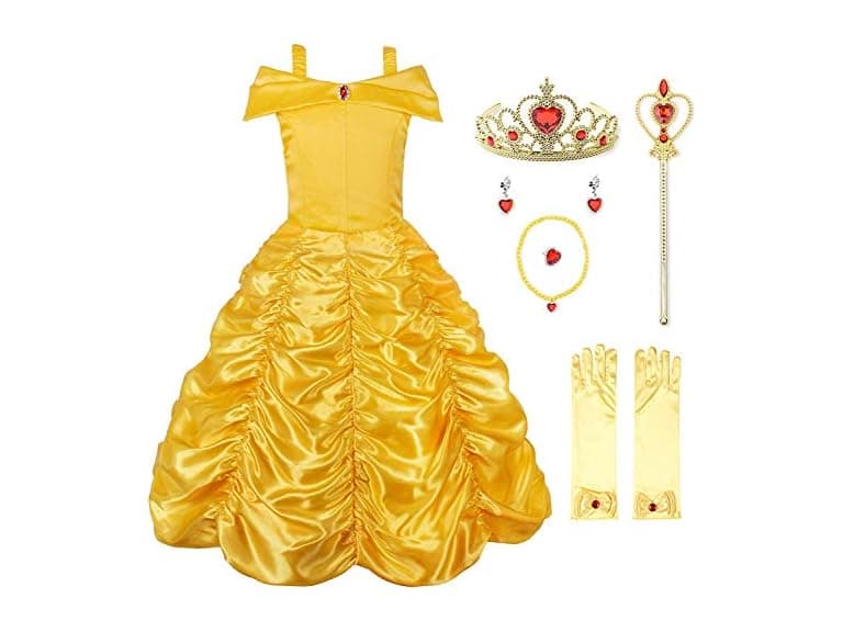 Girls Princess Layered Costume Dress - Image 1