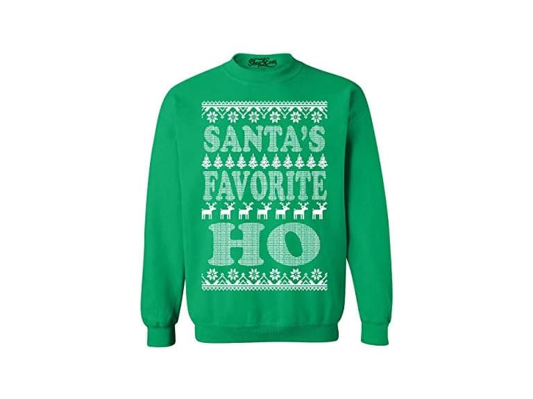 Shop4ever Women (L) Santa's Favorite Sweatshirts - Image 1