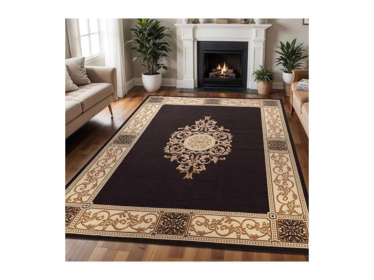 Superior Medallion Modern Bohemian Indoor Area Rug (Your Choice) - Image 1