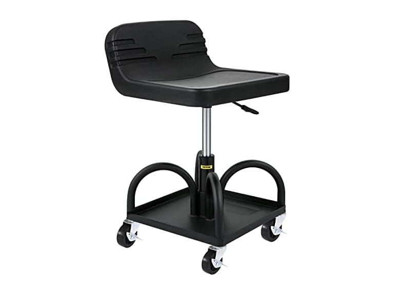 Rolling Garage Stool, 300LBS Capacity 15.7in - Image 1