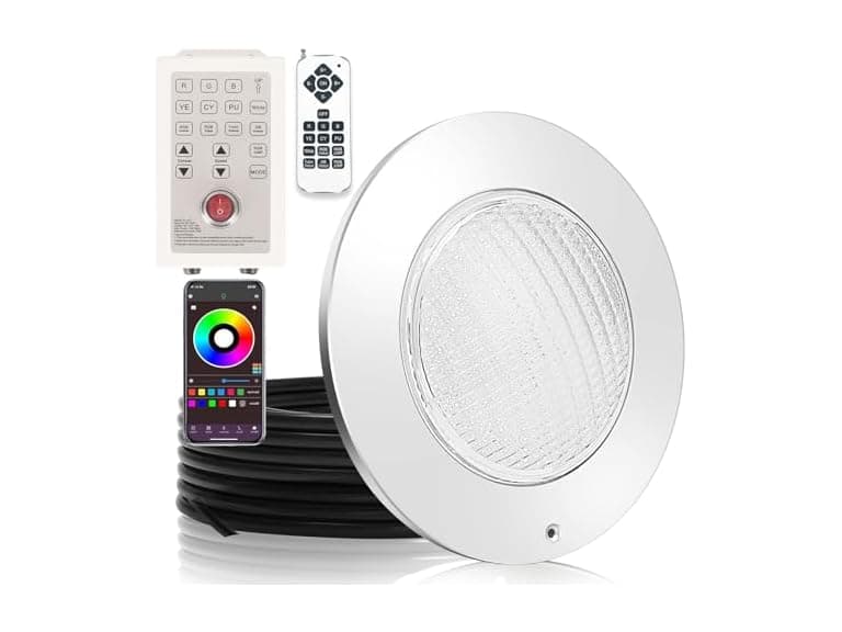 Tandanic Color Changing LED Pool Light with Remote (Open Box) - Image 1