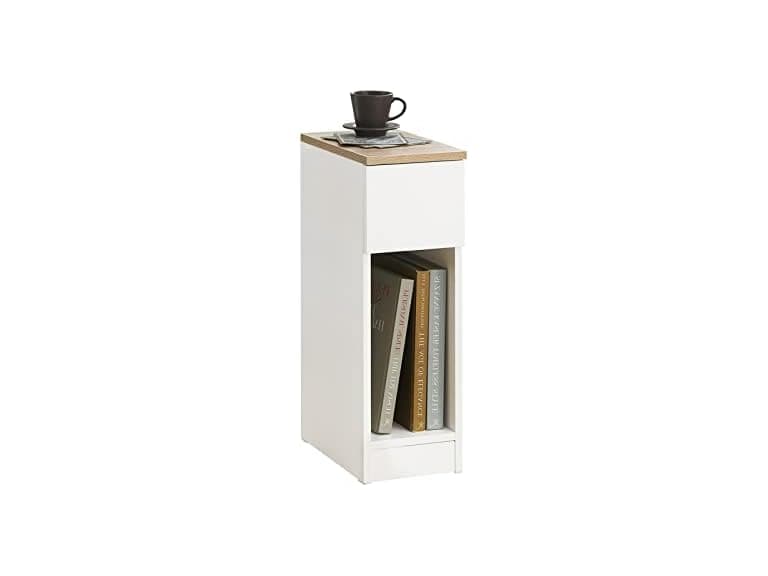 White Narrow Night Stand - Image 1