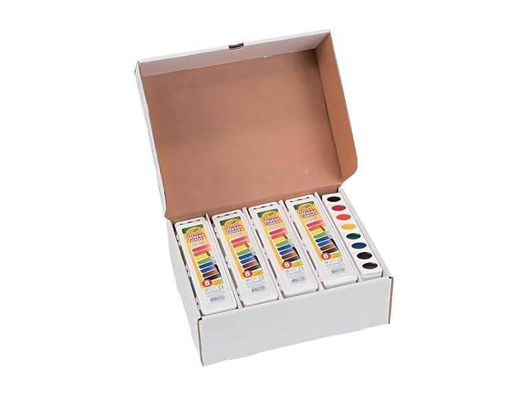 Crayola Watercolor Paint Tray Refills, Bulk Classpack - Image 1