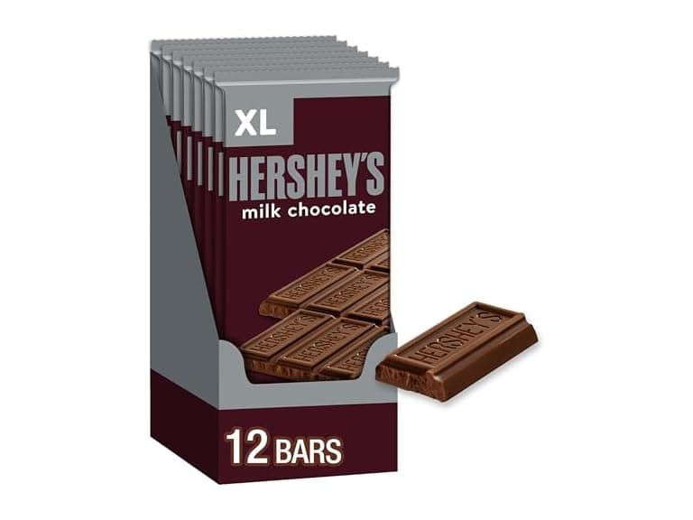 Hersheys Milk Choc XL Bars 4.4oz 12ct - Image 1