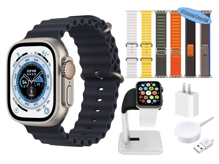 Apple Watch Ultra 1st Gen Bundle (Refurbished-S&D) (Open Box) - Image 1