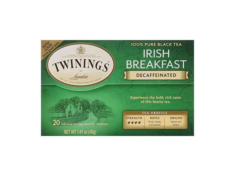 Twinings of London Irish Breakfast Decaf Tea Bags, 20 Count - Image 1