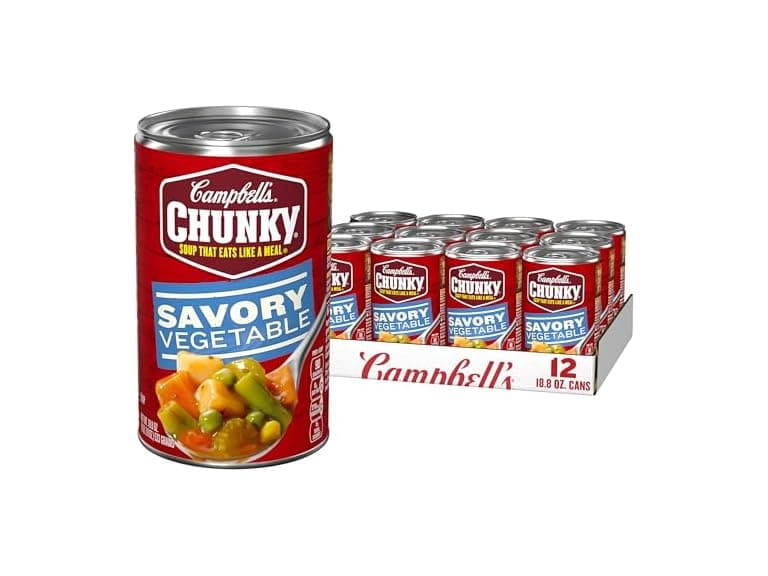 Campbells Chunky Soup Savory Vegetable 12pk - Image 1