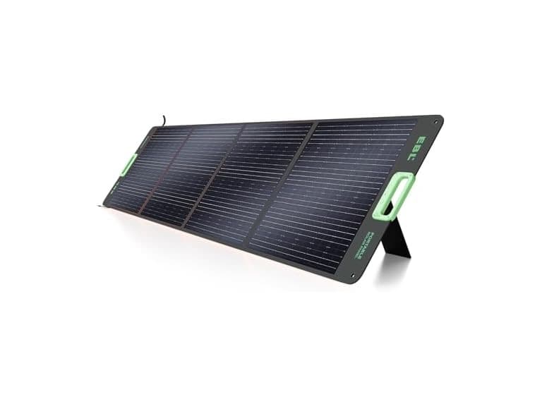 EBL 200W Portable Solar Panel High Efficiency Solar Power Panel (Open Box) - Image 1