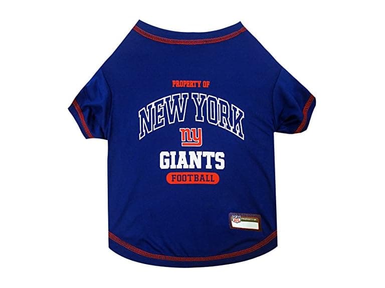 NFL New York Giants Dog T-shirt Large - Image 1