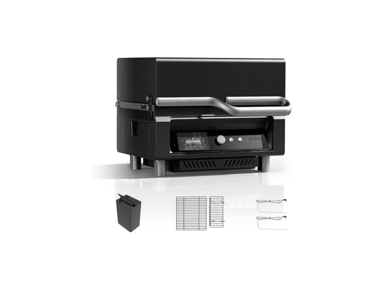 Asmoke Essential Portable Wood Pellet Grill & Smoker - Image 1